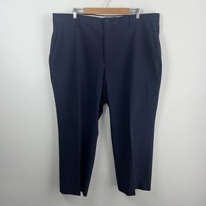 Footjoy Performance Pants Men 42x28 Navy Blue Athletic Golf Comfort Chino READ